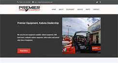 Desktop Screenshot of premierequipmentllc.com
